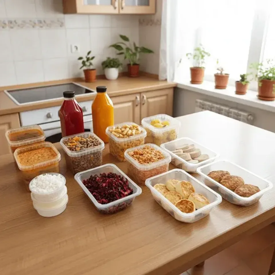 Пример большого набора Много Вкусно